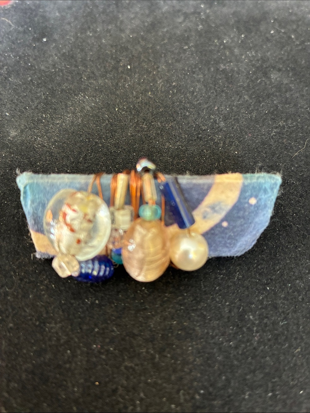 Funky handmade pin